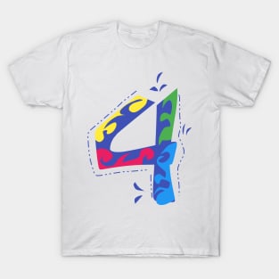 Number 4 T-Shirt